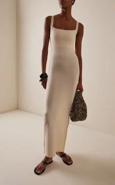ANEMOS Square-Neck Jersey Maxi Tank Dress | Thumbnail 2