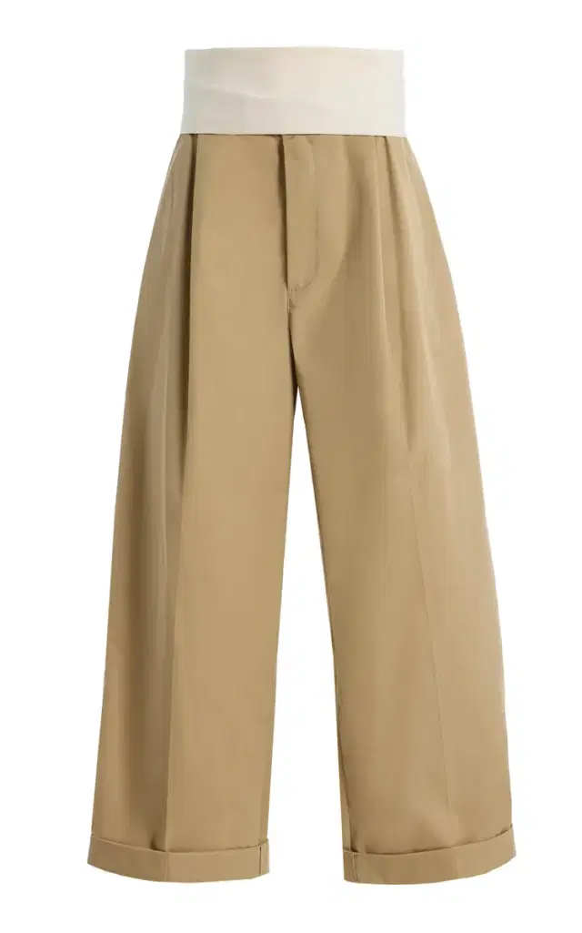 Wendy Wide-Leg Cotton Trousers