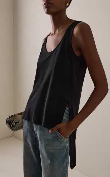 DARKPARK Ivy Cotton Jersey Tank Top | Thumbnail 4 DARKPARK Ivy Cotton Jersey Tank Top | Thumbnail 4