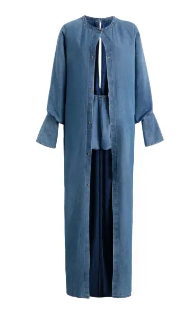 DARKPARK Kasia Long Denim Shirt | Thumbnail 1 DARKPARK Kasia Long Denim Shirt | Thumbnail 1