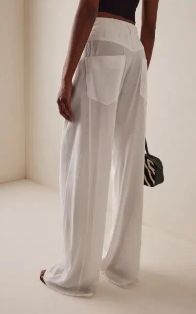 DARKPARK Iris Cotton Jersey Paper-Bag Pants | Thumbnail 4