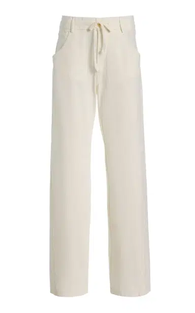 DARKPARK Iris Cotton Jersey Paper-Bag Pants | Thumbnail 1