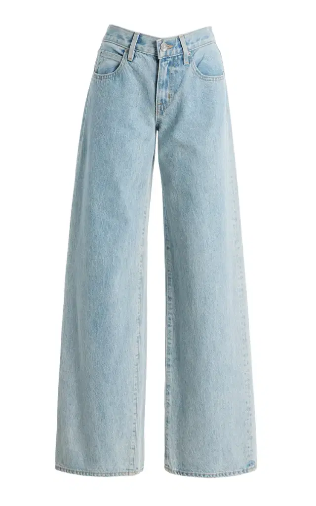 Mica Rigid Low-Rise Wide-Leg Jeans