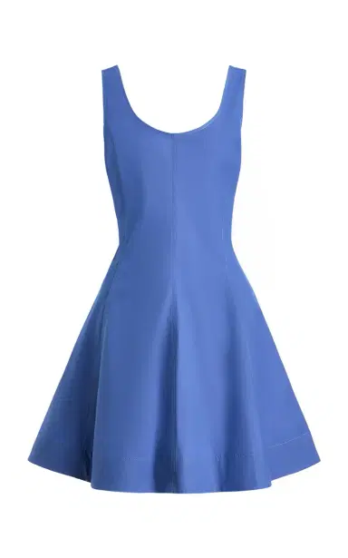 Brandon Maxwell Exclusive The Poppy Flared Cotton Mini Dress | Thumbnail 7 Brandon Maxwell Exclusive The Poppy Flared Cotton Mini Dress | Thumbnail 7