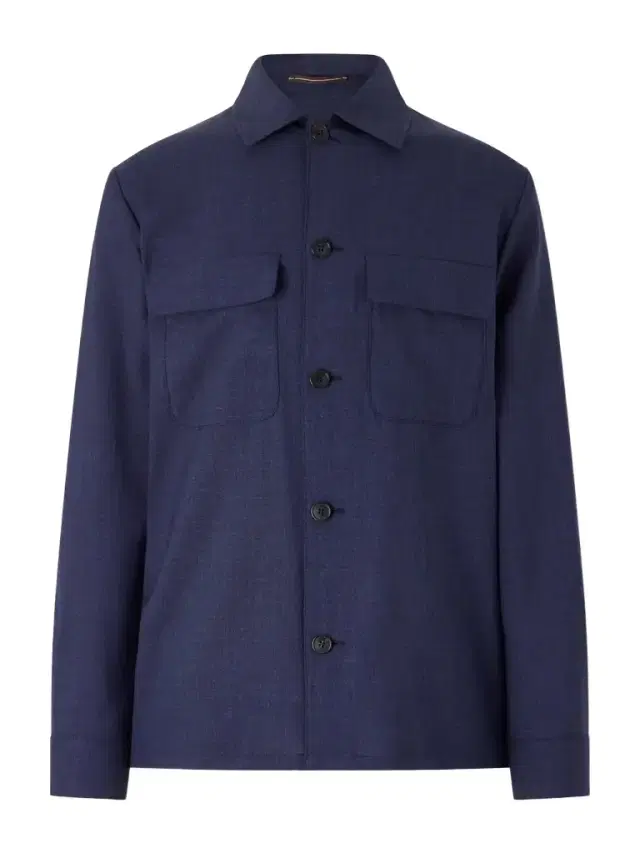 Wool, Silk and Linen-Blend Overshirt - Men