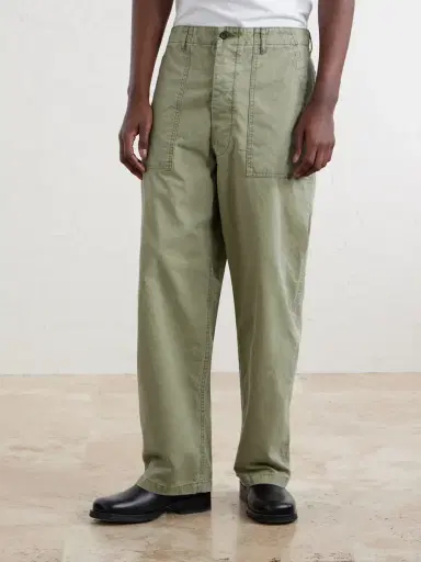 OrSlow Summer Fatigue Straight-Leg Cotton Trousers - Men | Thumbnail 3