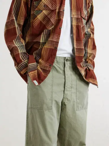 OrSlow Summer Fatigue Straight-Leg Cotton Trousers - Men | Thumbnail 6