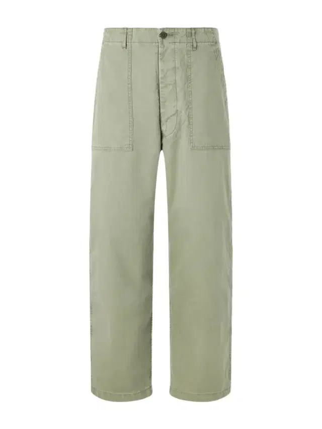 Summer Fatigue Straight-Leg Cotton Trousers - Men