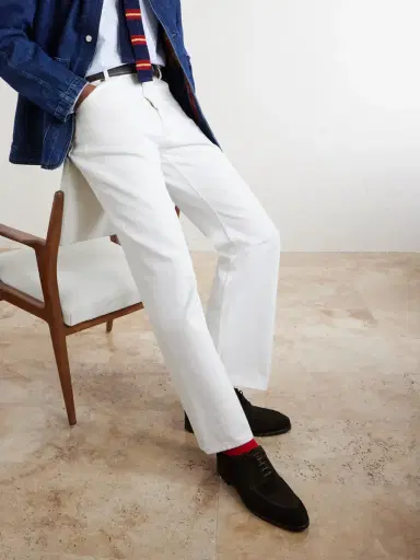 MORJAS The Split Toe Suede Derby Shoes - Men | Thumbnail 2