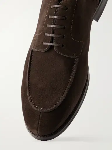 MORJAS The Split Toe Suede Derby Shoes - Men | Thumbnail 5