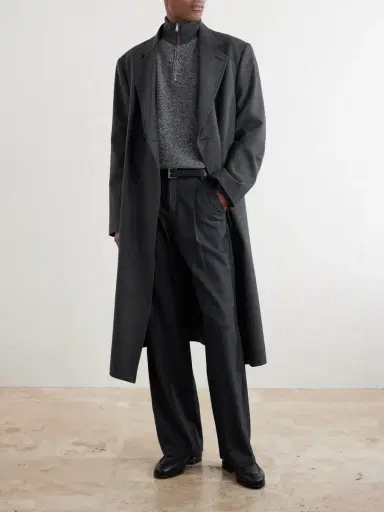 John Smedley Recycled-Cashmere and Wool-Blend Half-Zip Sweater - Men | Thumbnail 2 John Smedley Recycled-Cashmere and Wool-Blend Half-Zip Sweater - Men | Thumbnail 2