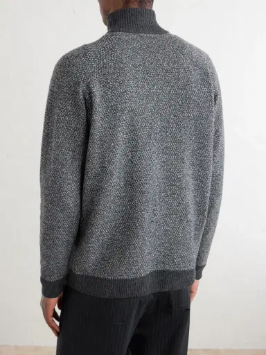 John Smedley Recycled-Cashmere and Wool-Blend Half-Zip Sweater - Men | Thumbnail 4 John Smedley Recycled-Cashmere and Wool-Blend Half-Zip Sweater - Men | Thumbnail 4