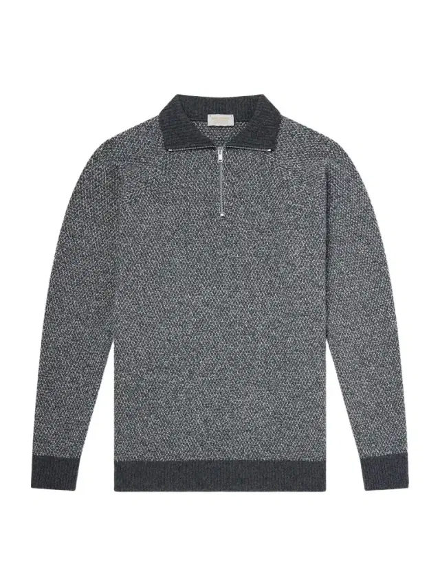 Recycled-Cashmere and Wool-Blend Half-Zip Sweater - Men