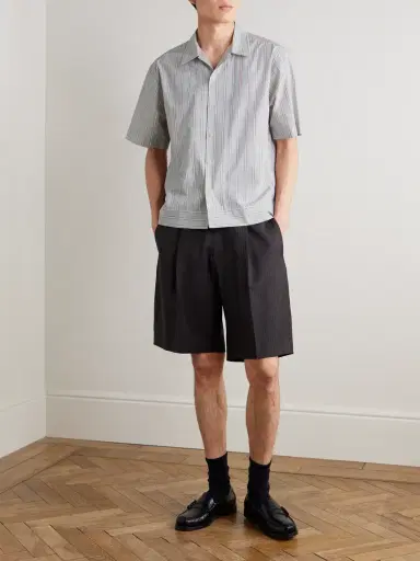 NN07 Reed 5322 Striped Supima Cotton-Poplin Shirt - Men | Thumbnail 2 NN07 Reed 5322 Striped Supima Cotton-Poplin Shirt - Men | Thumbnail 2