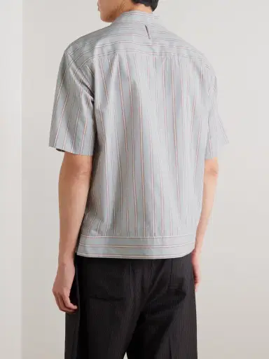 NN07 Reed 5322 Striped Supima Cotton-Poplin Shirt - Men | Thumbnail 3 NN07 Reed 5322 Striped Supima Cotton-Poplin Shirt - Men | Thumbnail 3
