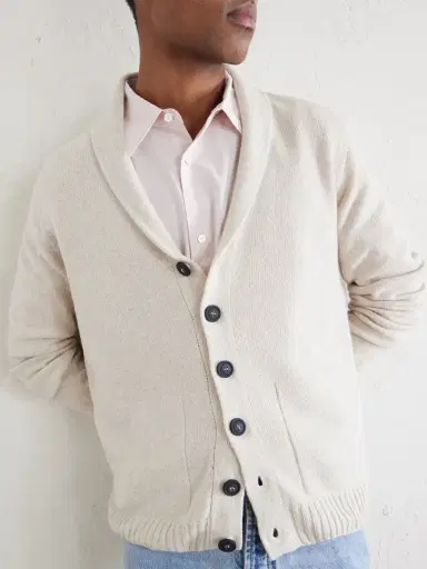 John Smedley Rockford Shawl-Collar Recycled-Cashmere and Merino Wool-Blend Cardigan - Men | Thumbnail 5 John Smedley Rockford Shawl-Collar Recycled-Cashmere and Merino Wool-Blend Cardigan - Men | Thumbnail 5