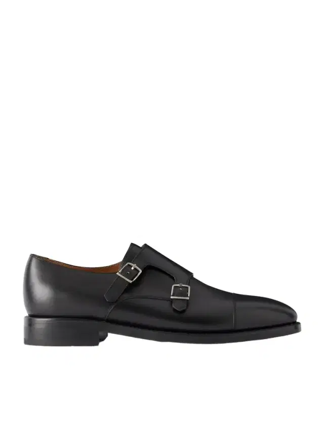 Leather Monk-Strap Shoes - Men