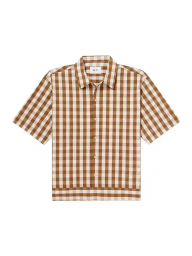 NN07 Reed 50071 Gingham Cotton Overshirt - Men | Thumbnail 1 NN07 Reed 50071 Gingham Cotton Overshirt - Men | Thumbnail 1