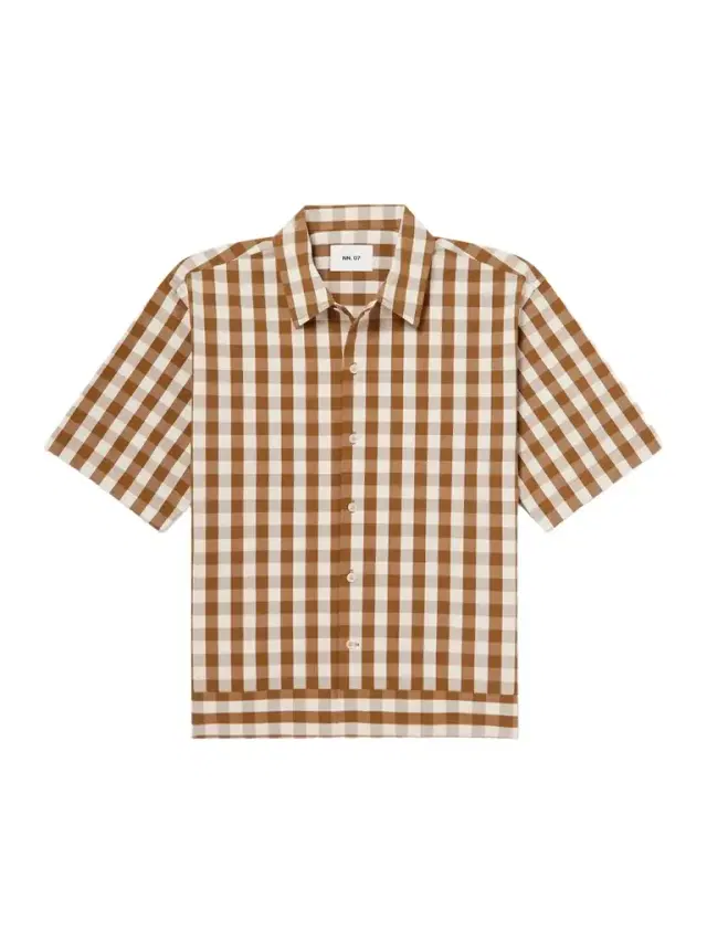 Reed 50071 Gingham Cotton Overshirt - Men