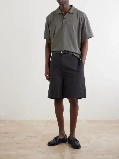 Margaret Howell Straight-Leg Cotton Shorts - Men | Thumbnail 2 Margaret Howell Straight-Leg Cotton Shorts - Men | Thumbnail 2