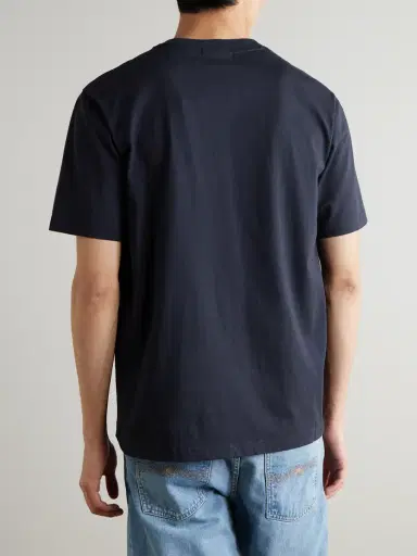 NN07 Adam App 3209 Logo-Appliquéd Pima Cotton-Jersey T-Shirt - Men | Thumbnail 4 NN07 Adam App 3209 Logo-Appliquéd Pima Cotton-Jersey T-Shirt - Men | Thumbnail 4
