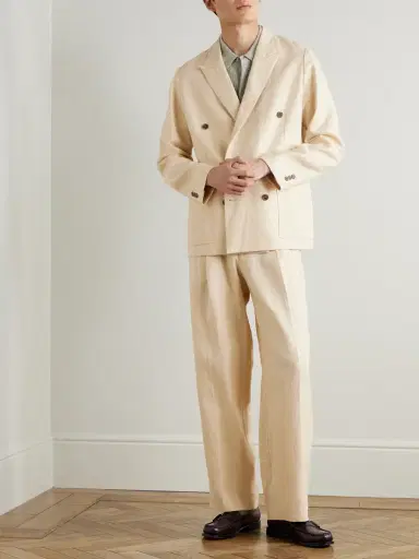 NN07 Jordin 1454 Double-Breasted Linen Suit Jacket - Men | Thumbnail 2 NN07 Jordin 1454 Double-Breasted Linen Suit Jacket - Men | Thumbnail 2