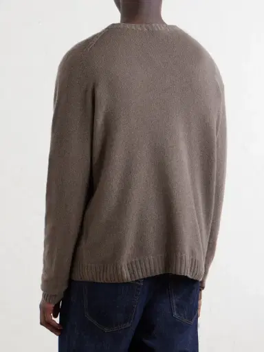John Smedley Norfolk Recycled-Cashmere and Merino Wool-Blend Sweater - Men | Thumbnail 4 John Smedley Norfolk Recycled-Cashmere and Merino Wool-Blend Sweater - Men | Thumbnail 4