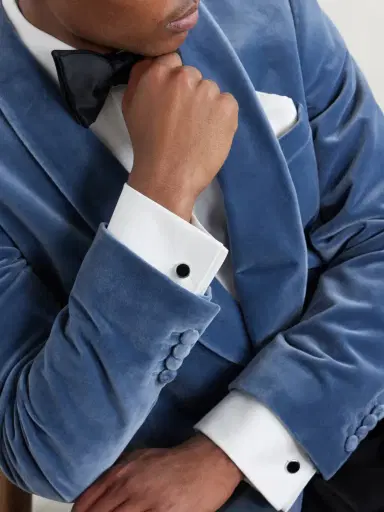 DEAKIN & FRANCIS Enamel and Sterling Silver Cufflinks and Dress Studs Set - Men | Thumbnail 2
