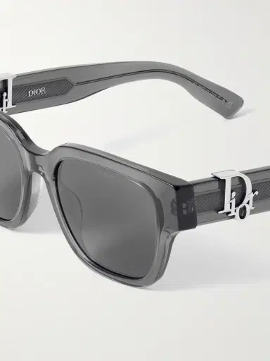 DIOR Eyewear Dior Oblique S1I Square Acetate Sunglasses - Men | Thumbnail 3 DIOR Eyewear Dior Oblique S1I Square Acetate Sunglasses - Men | Thumbnail 3