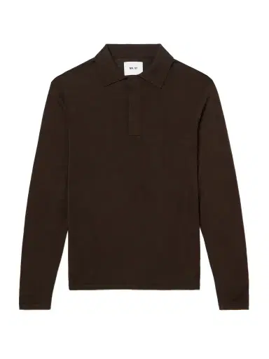 NN07 Sammy 60047 Cotton and Silk-Blend Polo Shirt - Men | Thumbnail 1