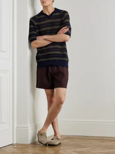 NN07 Gregor 1454 Straight-Leg Linen Drawstring Shorts - Men | Thumbnail 2 NN07 Gregor 1454 Straight-Leg Linen Drawstring Shorts - Men | Thumbnail 2