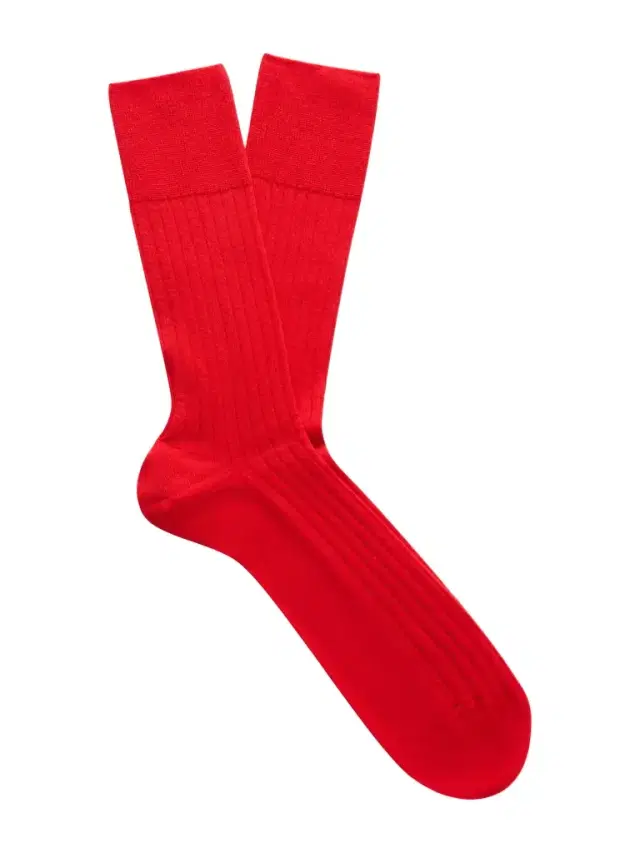 FALKE No 2 Ribbed Cashmere-Blend Socks - Men