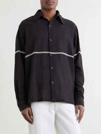 Kartik Research Rabari Embroidered Cotton Shirt - Men | Thumbnail 3 Kartik Research Rabari Embroidered Cotton Shirt - Men | Thumbnail 3