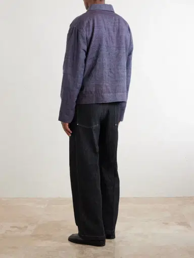 Kartik Research Gul Embroidered Wool and Silk-Blend Jacket - Men | Thumbnail 4