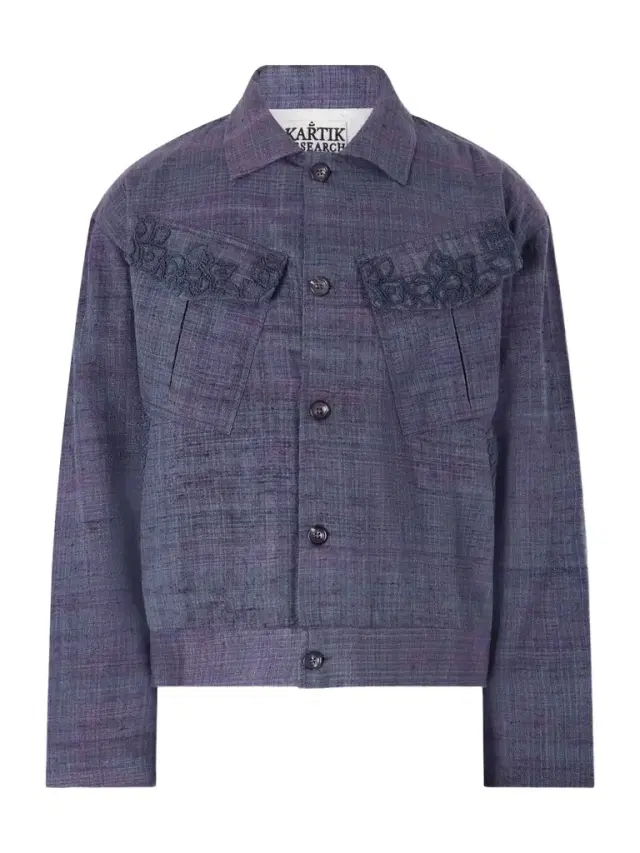 Kartik Research Gul Embroidered Wool and Silk-Blend Jacket - Men