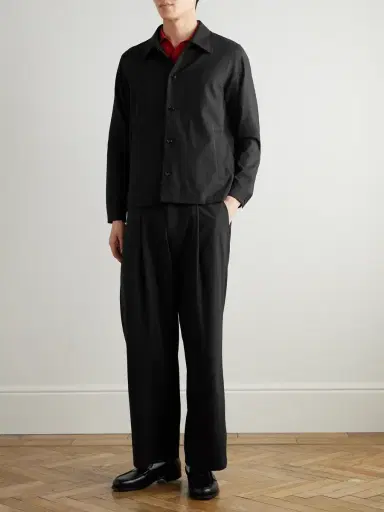 NN07 Zander 10037 Pinstriped Recycled Woven Jacket - Men | Thumbnail 2
