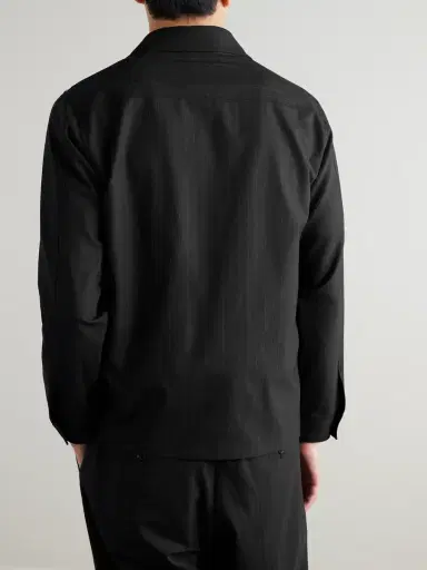 NN07 Zander 10037 Pinstriped Recycled Woven Jacket - Men | Thumbnail 3