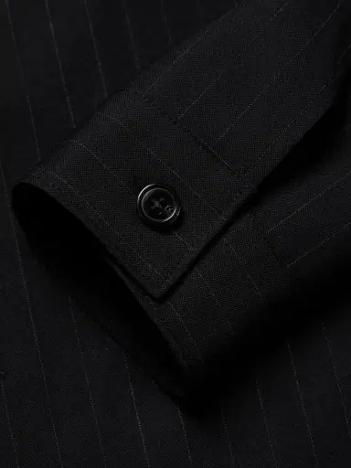 NN07 Zander 10037 Pinstriped Recycled Woven Jacket - Men | Thumbnail 5