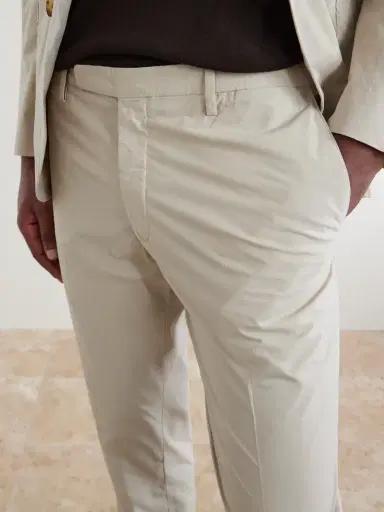 Boglioli Straight-Leg Cotton-Blend Suit Trousers - Men | Thumbnail 5