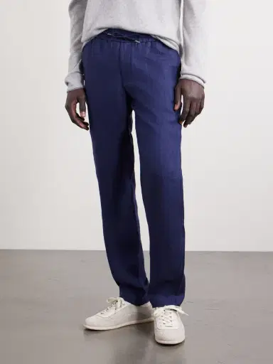 Sease Summer Mindset Straight-Leg Linen and Cotton-Blend Drawstring Trousers - Men | Thumbnail 3 Sease Summer Mindset Straight-Leg Linen and Cotton-Blend Drawstring Trousers - Men | Thumbnail 3