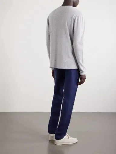 Sease Summer Mindset Straight-Leg Linen and Cotton-Blend Drawstring Trousers - Men | Thumbnail 4 Sease Summer Mindset Straight-Leg Linen and Cotton-Blend Drawstring Trousers - Men | Thumbnail 4