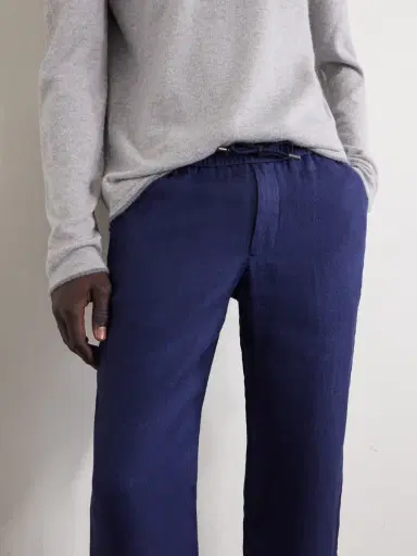 Sease Summer Mindset Straight-Leg Linen and Cotton-Blend Drawstring Trousers - Men | Thumbnail 5 Sease Summer Mindset Straight-Leg Linen and Cotton-Blend Drawstring Trousers - Men | Thumbnail 5