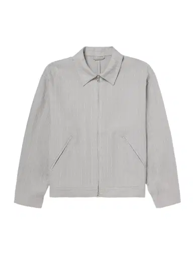 NN07 Petrus 1455 Oversized Pinstriped Linen Blouson Jacket - Men | Thumbnail 1 NN07 Petrus 1455 Oversized Pinstriped Linen Blouson Jacket - Men | Thumbnail 1