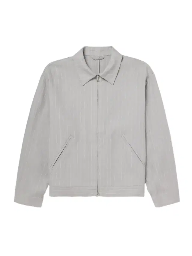 Petrus 1455 Oversized Pinstriped Linen Blouson Jacket - Men