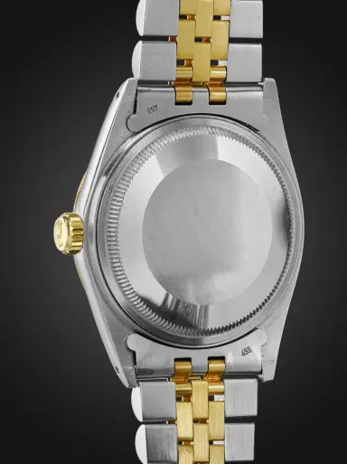 Stephanie Windsor Rolex Vintage 1987 DateJust Automatic Stainless Steel and 18-Karat Gold Watch, Ref. 1601 (7'' wrist) - Men | Thumbnail 3 Stephanie Windsor Rolex Vintage 1987 DateJust Automatic Stainless Steel and 18-Karat Gold Watch, Ref. 1601 (7'' wrist) - Men | Thumbnail 3