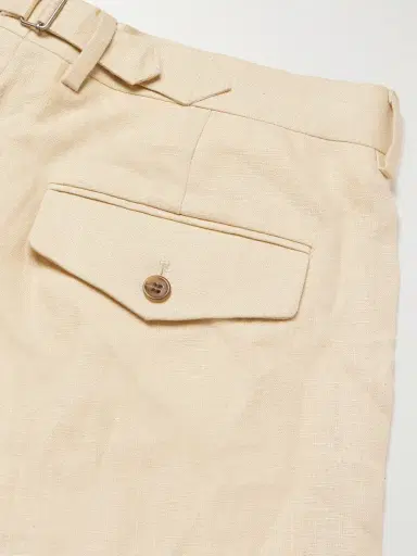 NN07 Justin 1454 Wide-Leg Pleated Linen Suit Trousers - Men | Thumbnail 5 NN07 Justin 1454 Wide-Leg Pleated Linen Suit Trousers - Men | Thumbnail 5