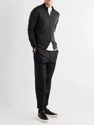 John Smedley Claygate Merino Wool Zip-Up Cardigan - Men | Thumbnail 2 John Smedley Claygate Merino Wool Zip-Up Cardigan - Men | Thumbnail 2