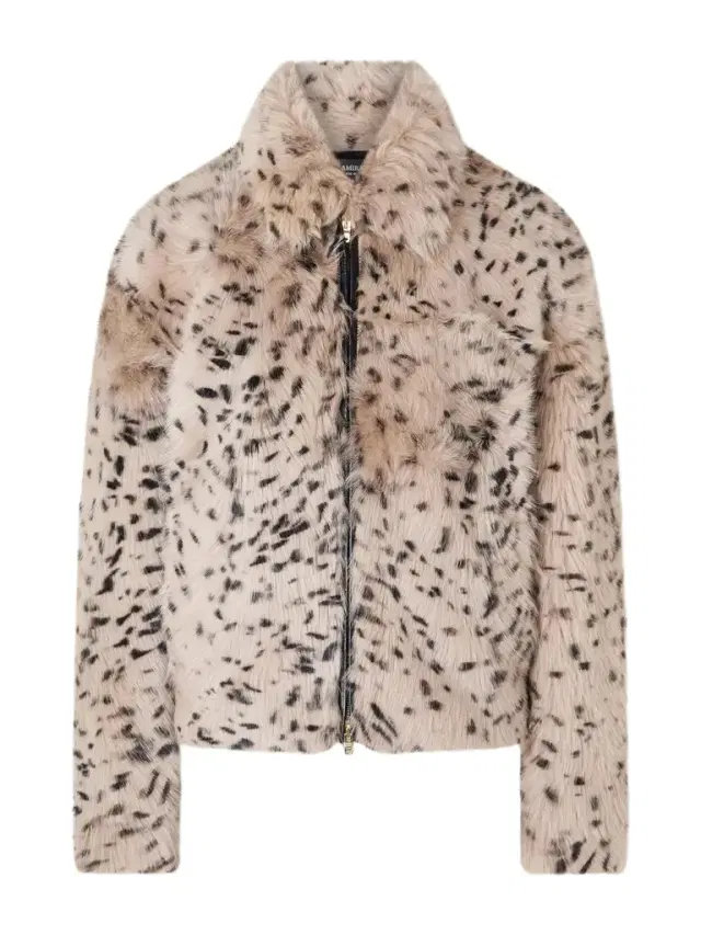 AMIRI Leather-Trimmed Plush Jacket - Men
