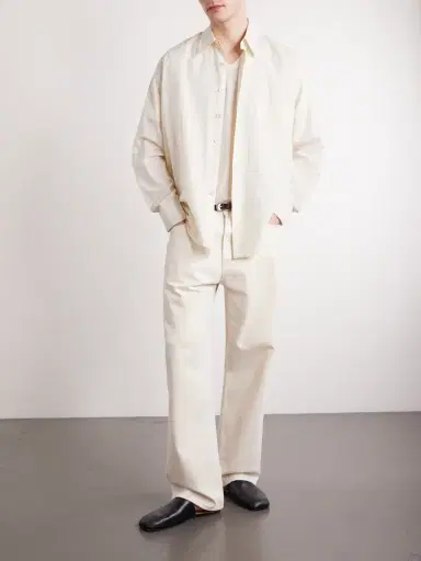 Our Legacy Above Striped Lyocell Shirt - Men | Thumbnail 2