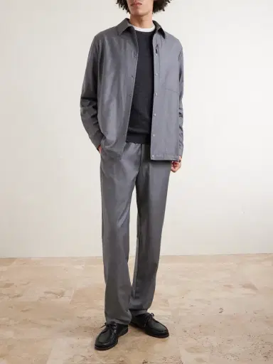 Sease Summer Mindset Straight-Leg Virgin Wool Drawstring Trousers - Men | Thumbnail 2 Sease Summer Mindset Straight-Leg Virgin Wool Drawstring Trousers - Men | Thumbnail 2